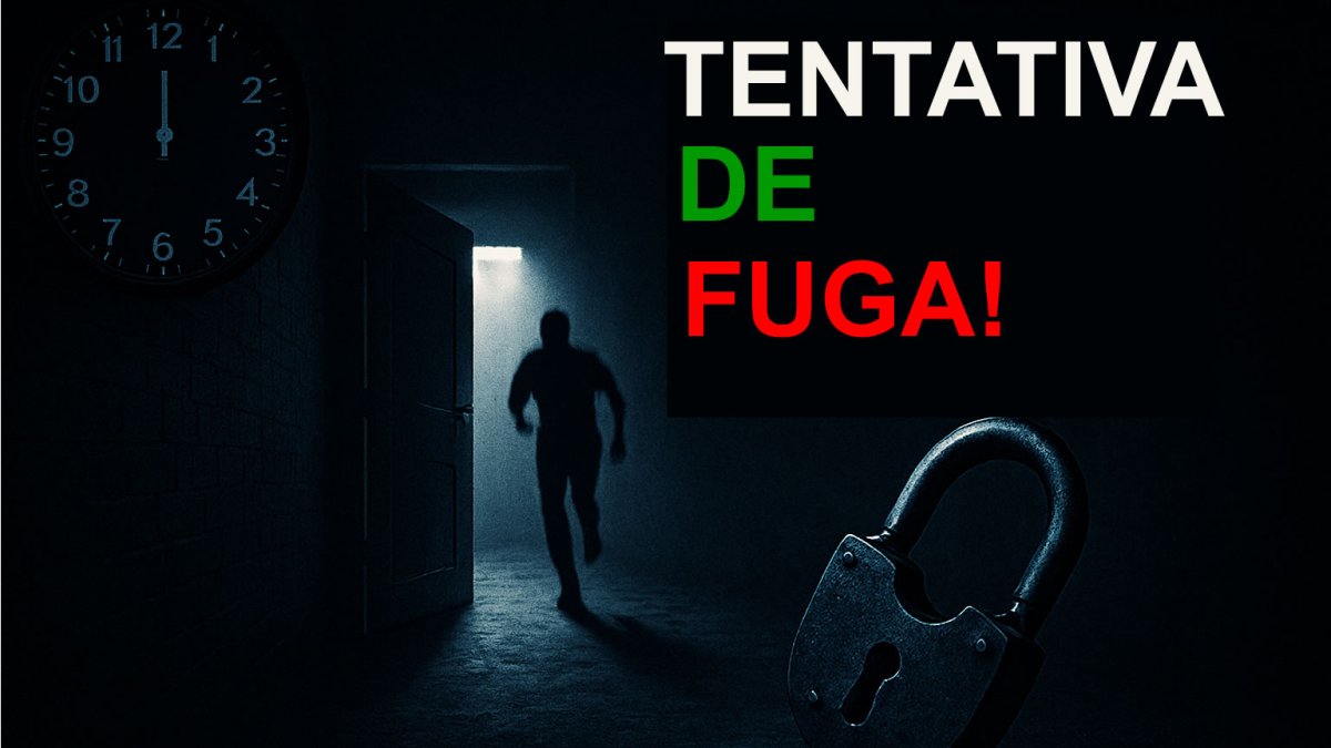 Tentativa de FUGA deu ERRADA!